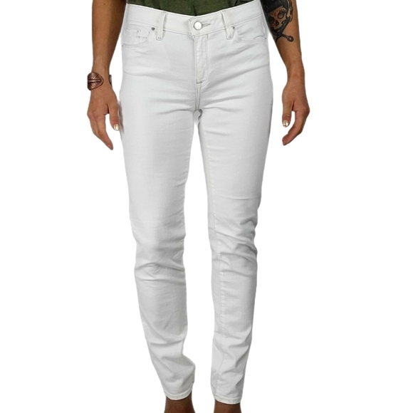 Calvin Klein Jeans Mid-rise Ultimate Skinny 29x30 White - Picture 3 of 6